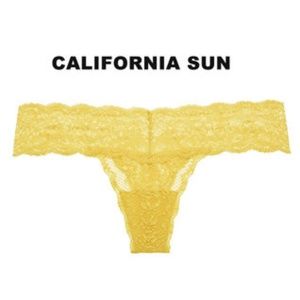 Cosabella NEVER SAY NEVER CUTIE LACE THONG Yellow